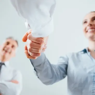Business handshake